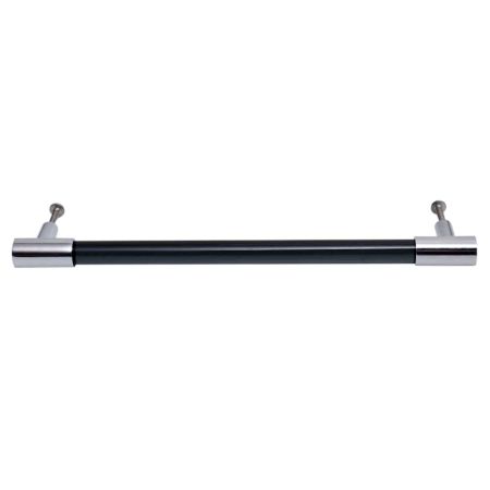 Black Silver Large Cylinder Glass Door Handles